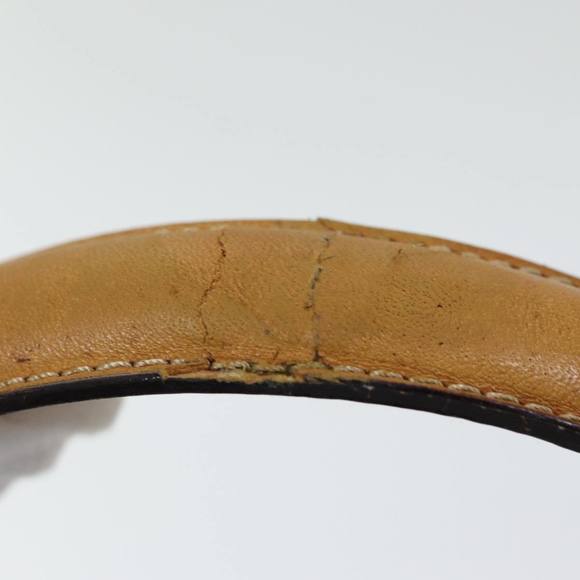 CELINE Macadam Canvas Hand Bag PVC Leather Brown Gold Auth bs16599 - Picture 8 of 16